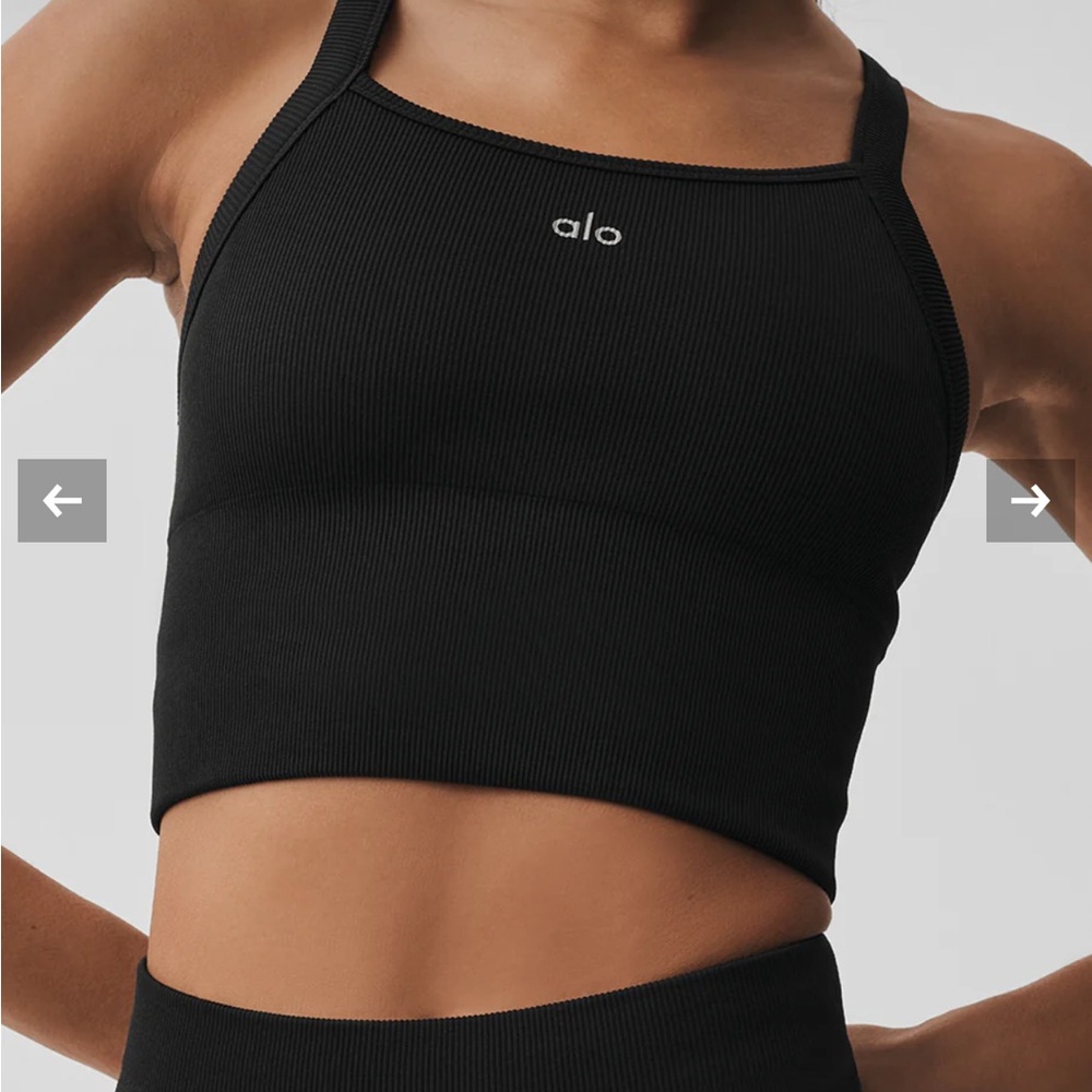 Alo Seamless Ribbed Favorite Bra Tank